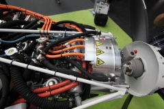 Hypstair the electric motor is at the generator end of the 914, which is facing backwards to drive the real generator for the battery pack