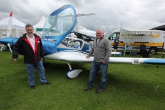 Steve Wade and John Strong with their 12month and 17 day build Bristell